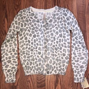 cherokee cheetah print sweater!